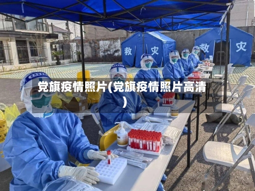 党旗疫情照片(党旗疫情照片高清)